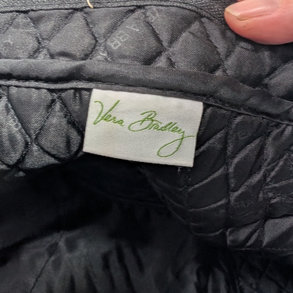 Vera Bradley Pink and Black Quilted Shoulder Bag - Picture 7 of 7